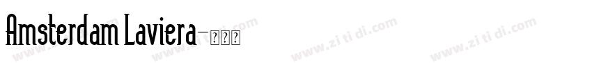 Amsterdam Laviera字体转换